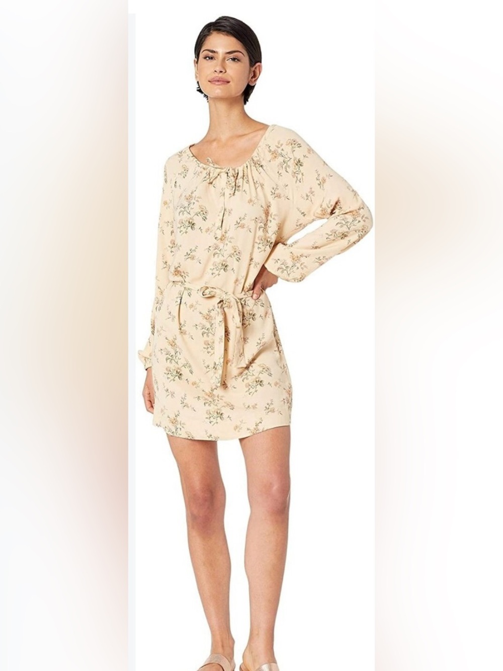 CHASER “WOVENS HEIRLOOM” HIGH LOW SHIRTTAIL DRESS WITH BELT 22” PTP